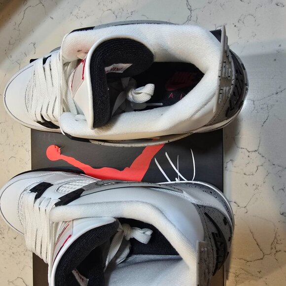 Nike Air Jordan 4 Retro OG White Cement 2025 FV5029-100 Men’s Size 10 Brand New - Picture 7 of 13